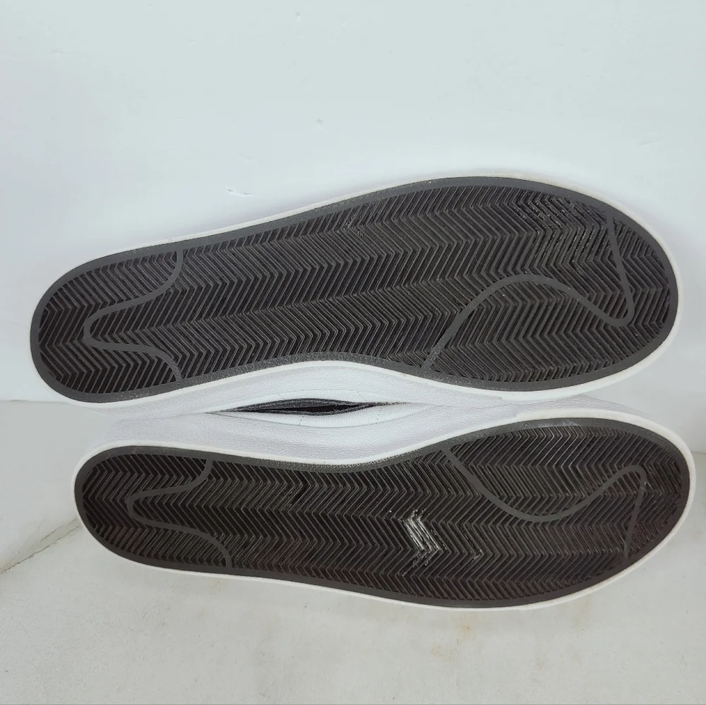 Nike Men's Blazer Low '77 Vintage White Black Canvas Sneakers, 10.5 - Picture 7 of 11